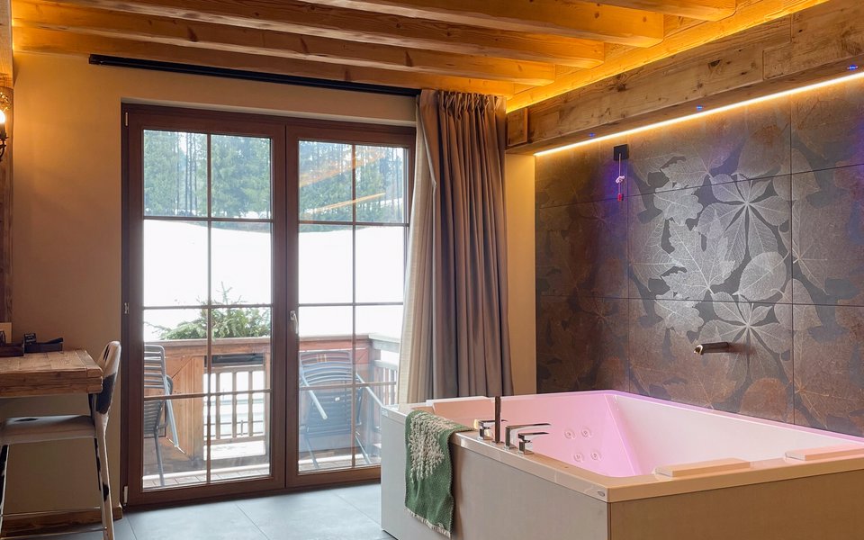 la vasca da bagno della camera moretta w n1